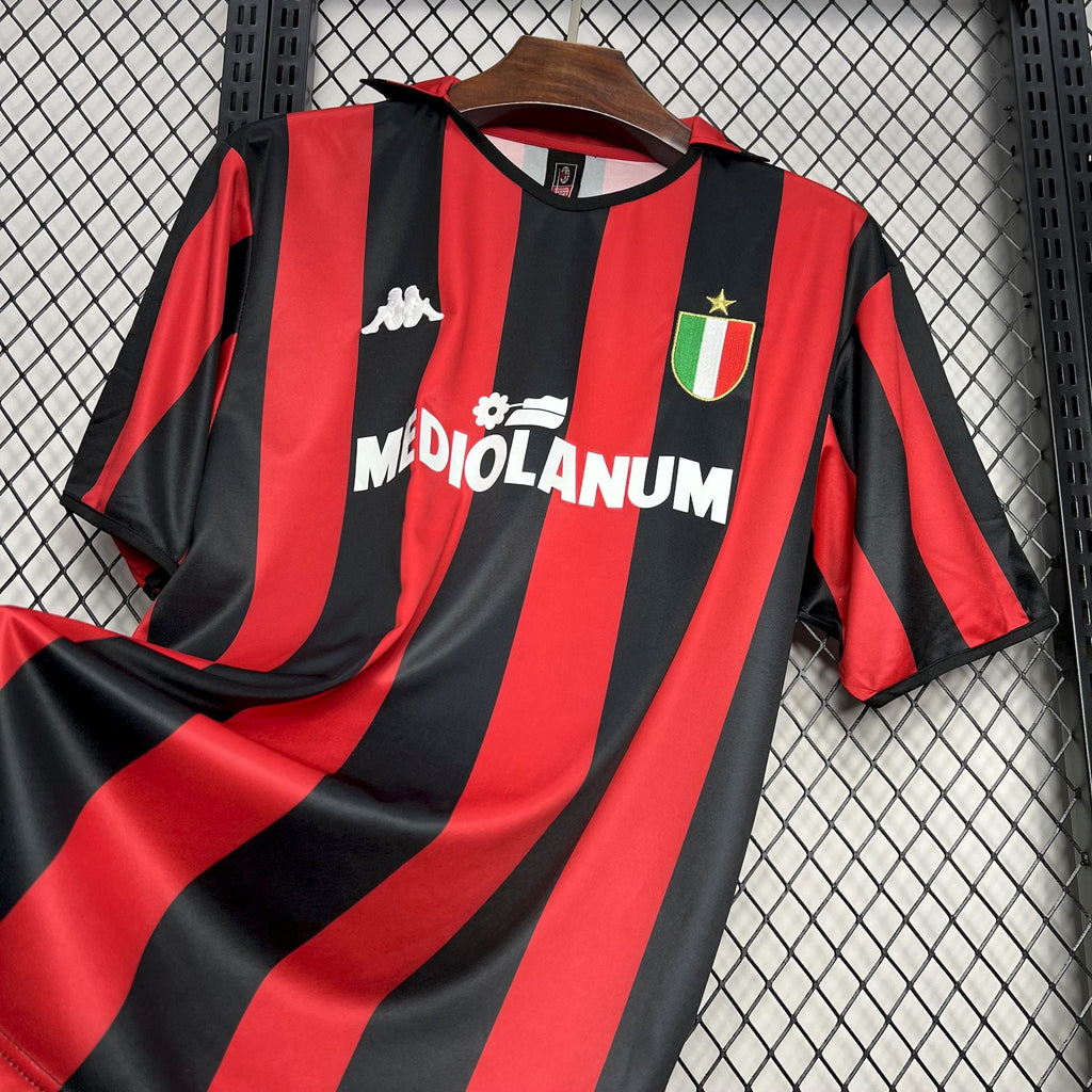 Camisa Milan Home 88/89 - Versão Retro