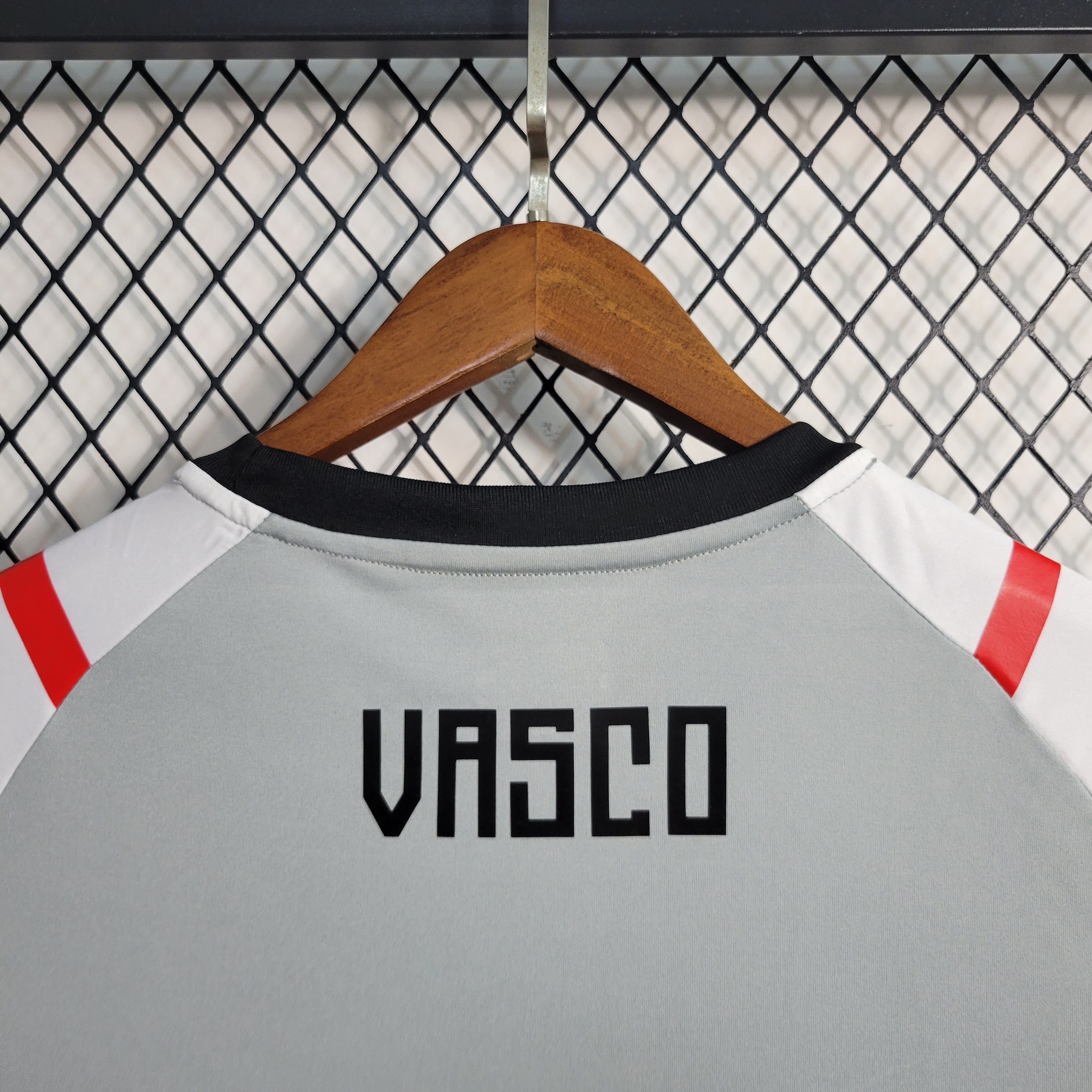 Camisa Vasco Treino 23/24 - Kappa Torcedor Masculina - Cinza