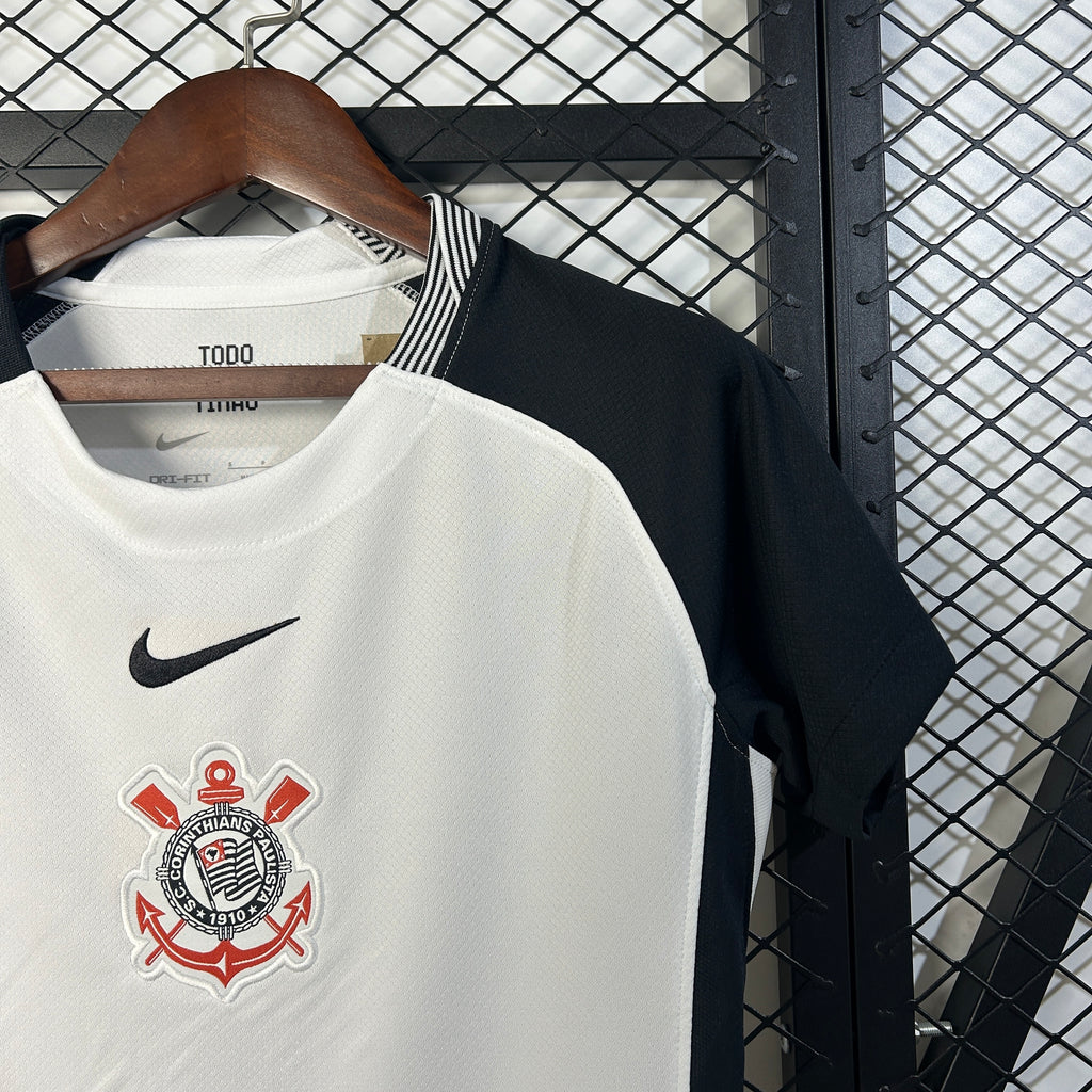 Camisa Corinthians Home 25/26 - Torcedor Feminina