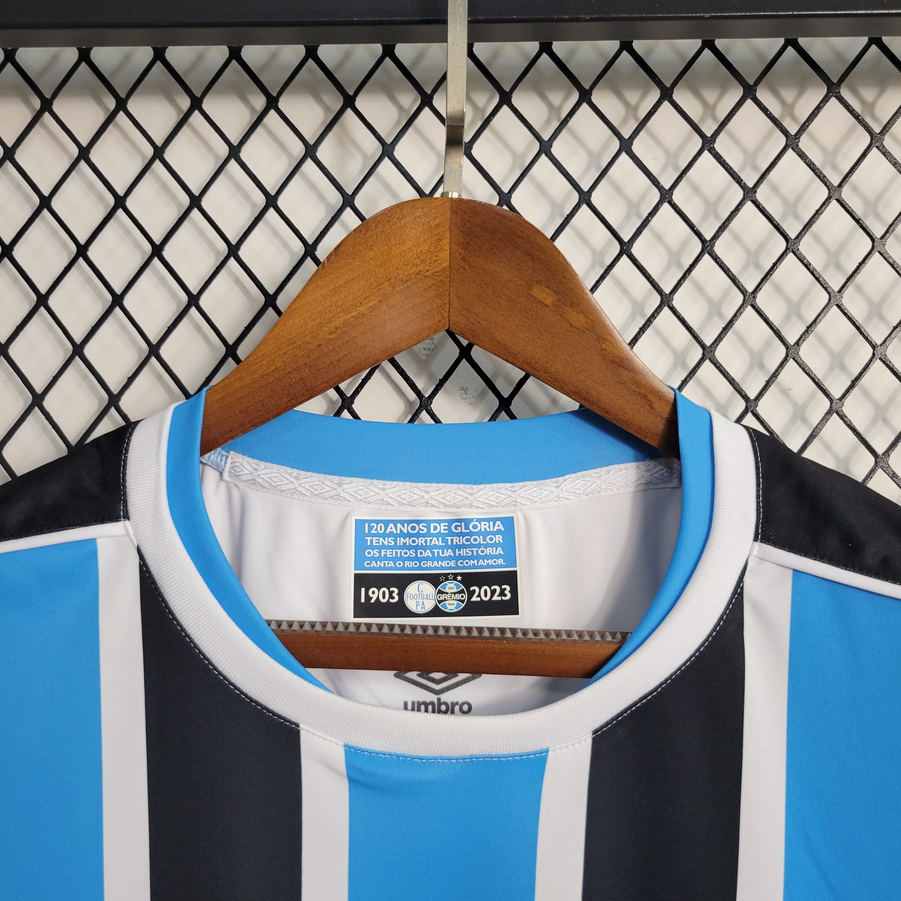 Camisa Grêmio Home 23/24 - Umbro Torcedor Masculina - Lançamento