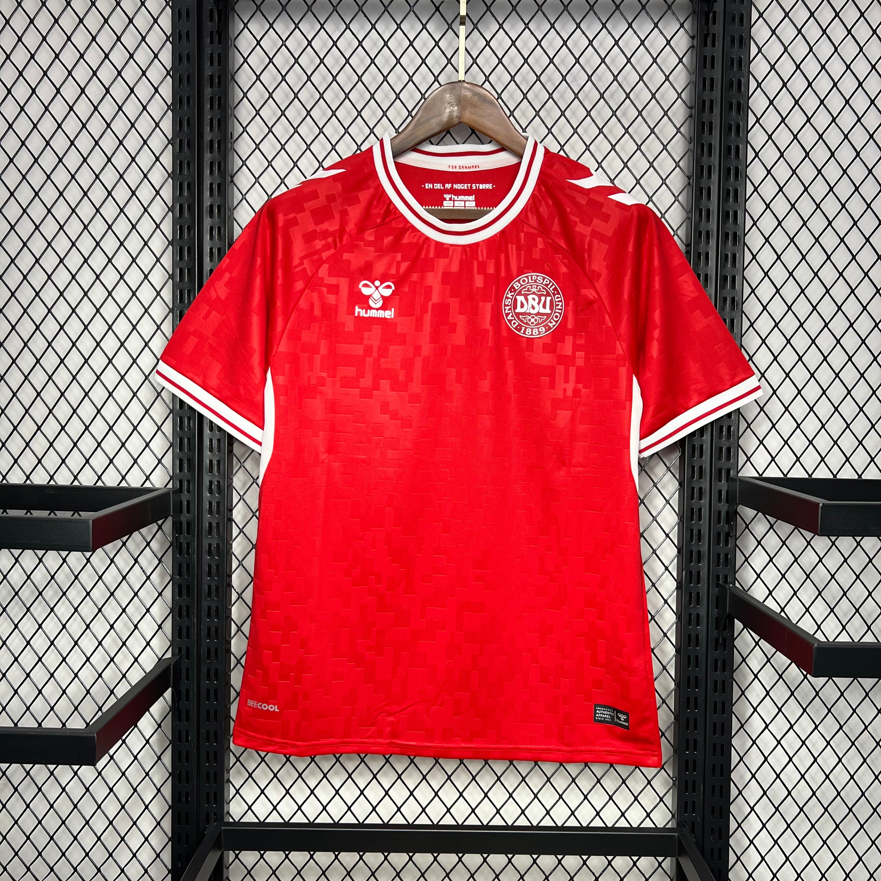 Camisa Dinamarca Home 24/25 - Torcedor Masculina
