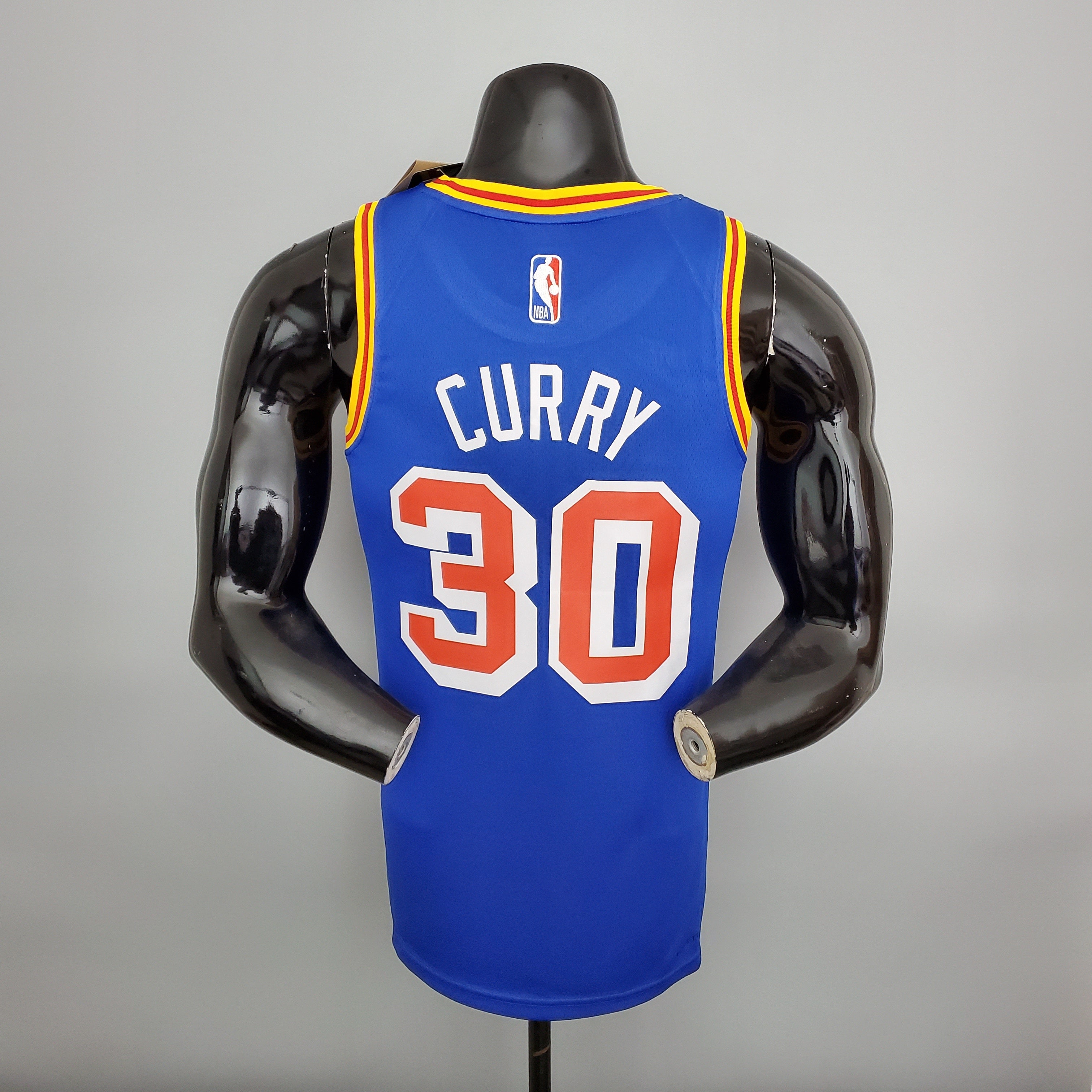Camisa NBA Golden State Warriors #30 Curry - Retro Blue