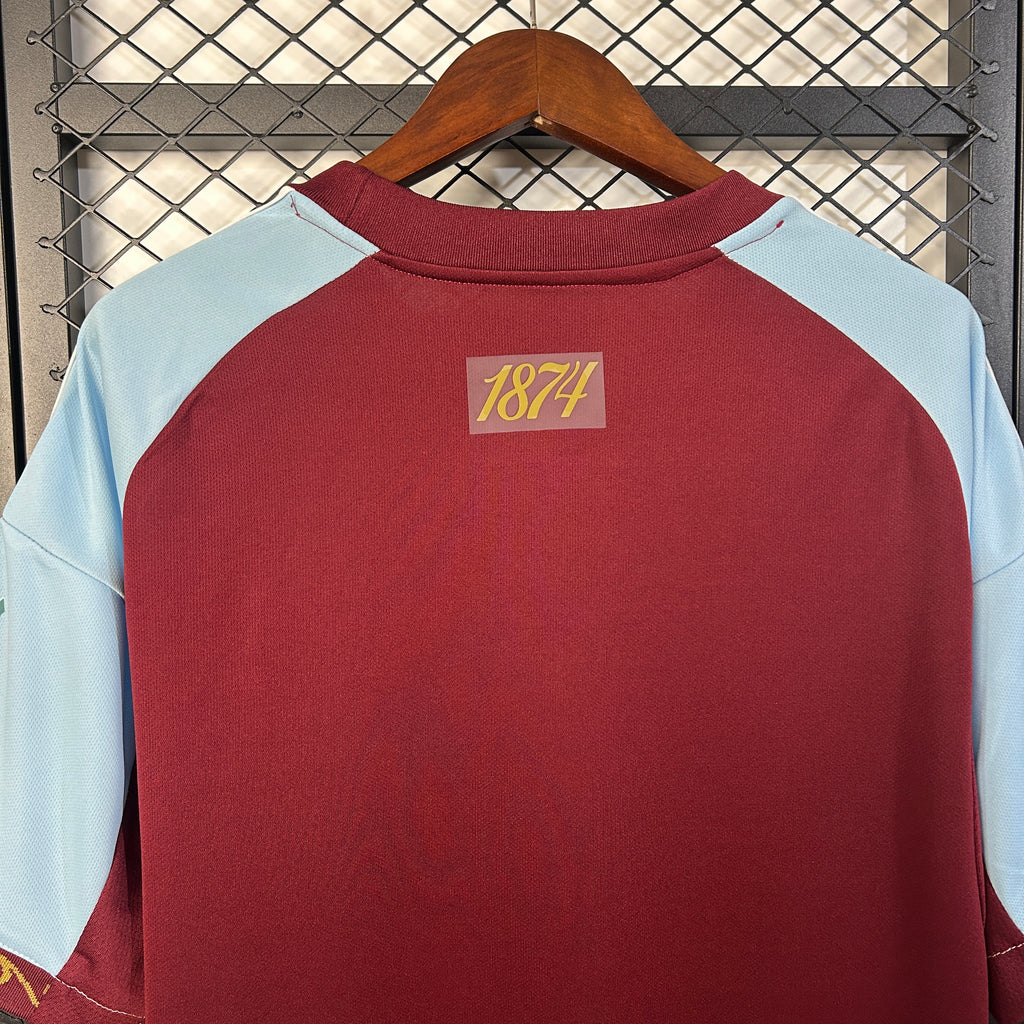 Camisa Aston Villa Home 25/26 - Torcedor Masculina