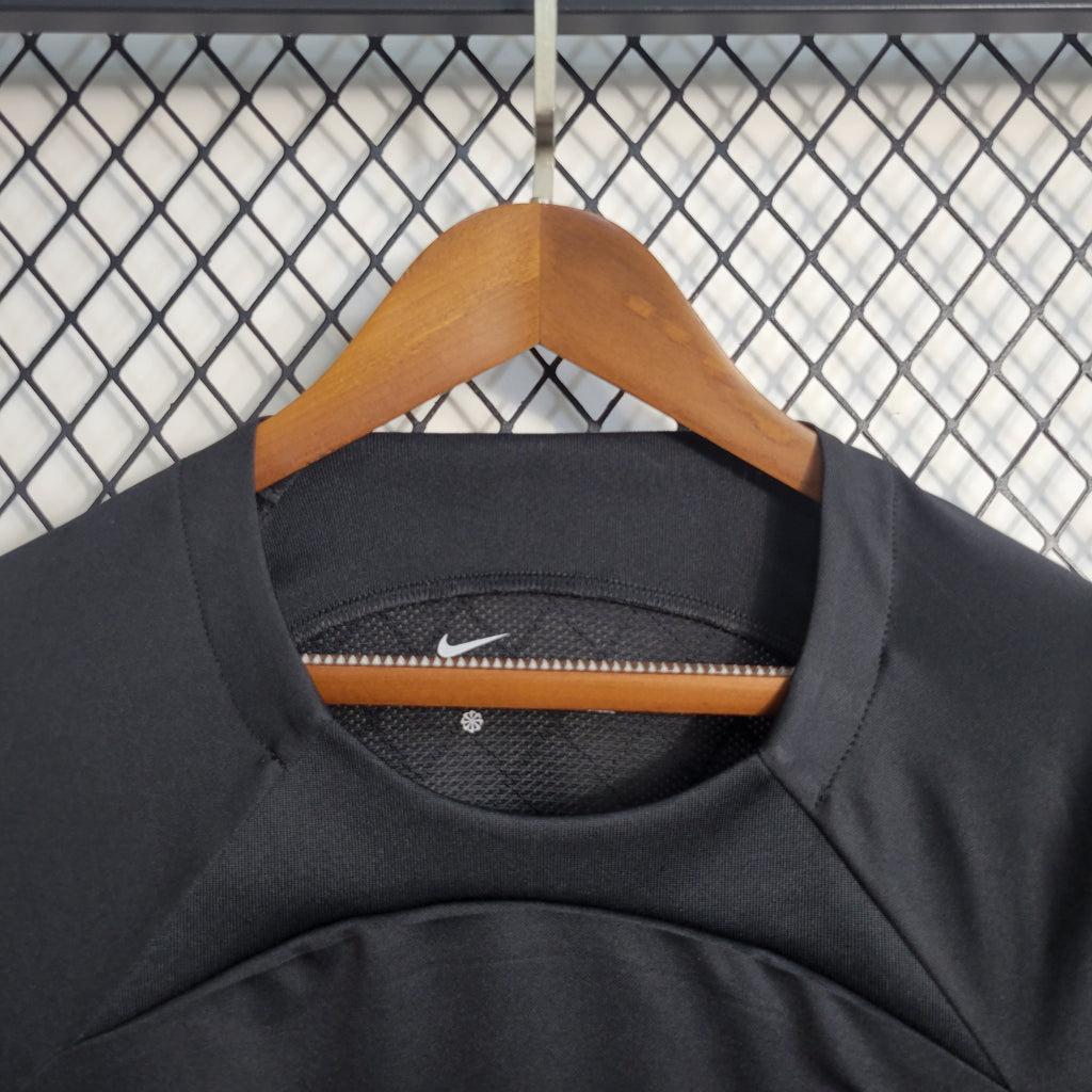 Camisa Corinthians Treino 23/24 - Nike Torcedor Masculina - Preta