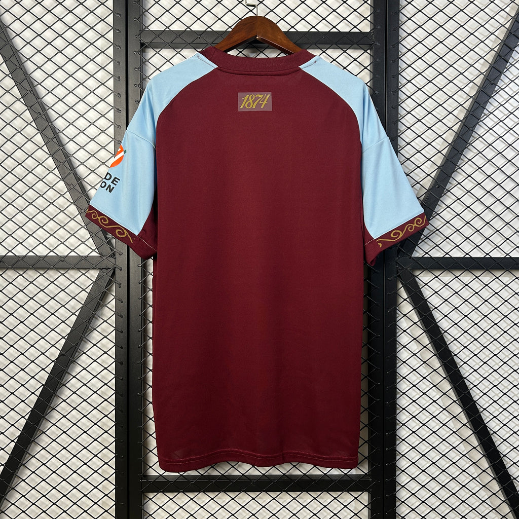Camisa Aston Villa Home 25/26 - Torcedor Masculina