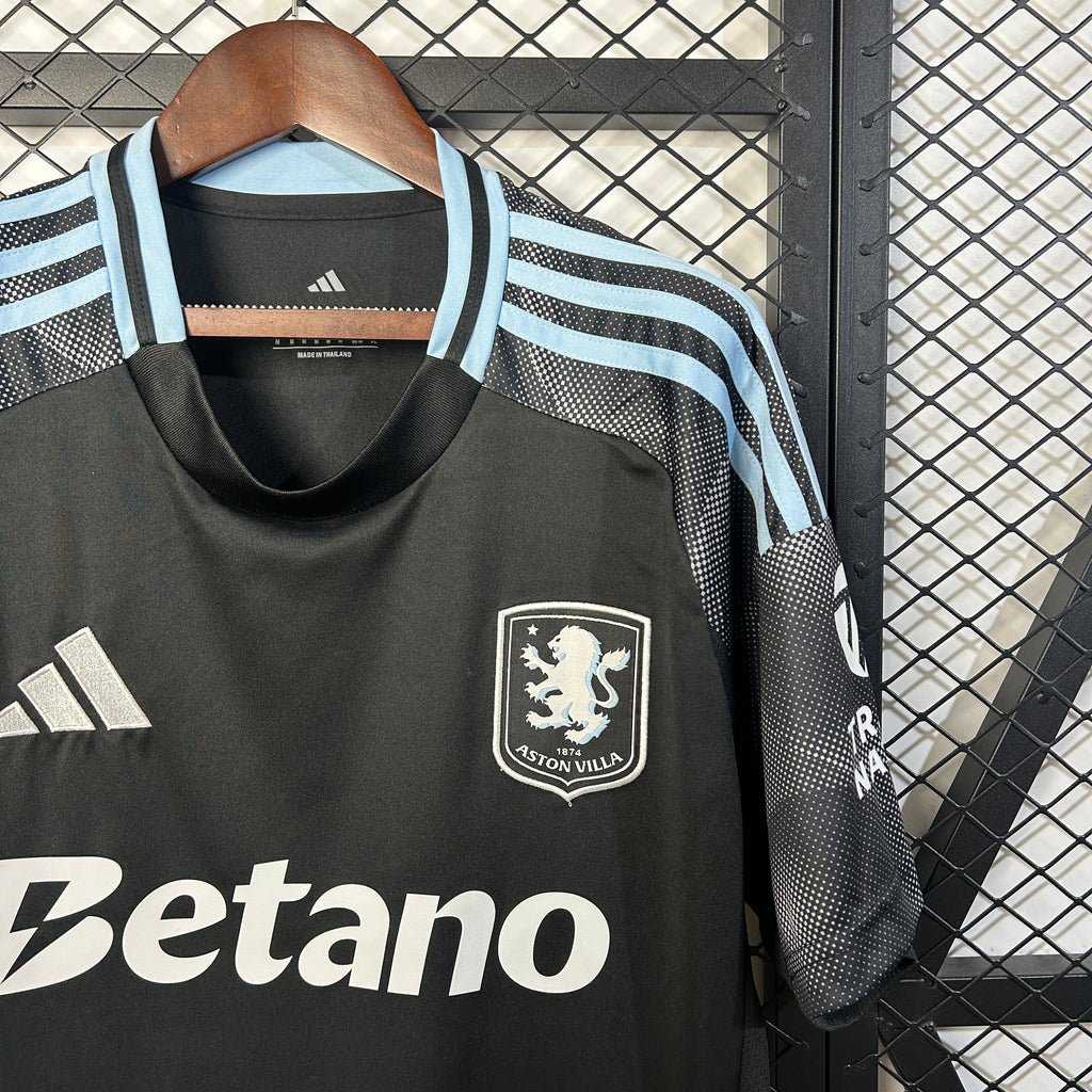 Camisa Aston Villa Away 25/26 - Torcedor Masculina