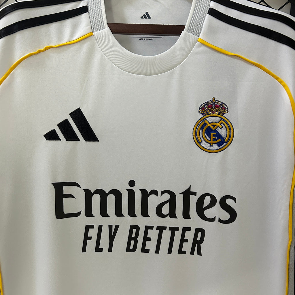 Camisa Real Madrid Home 25/26 - Torcedor Masculina