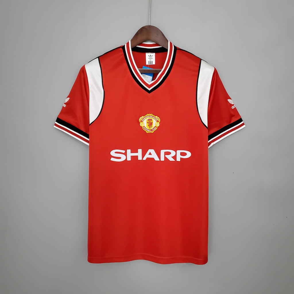 Camisa Manchester United Titular 85/86 - Versão Retro