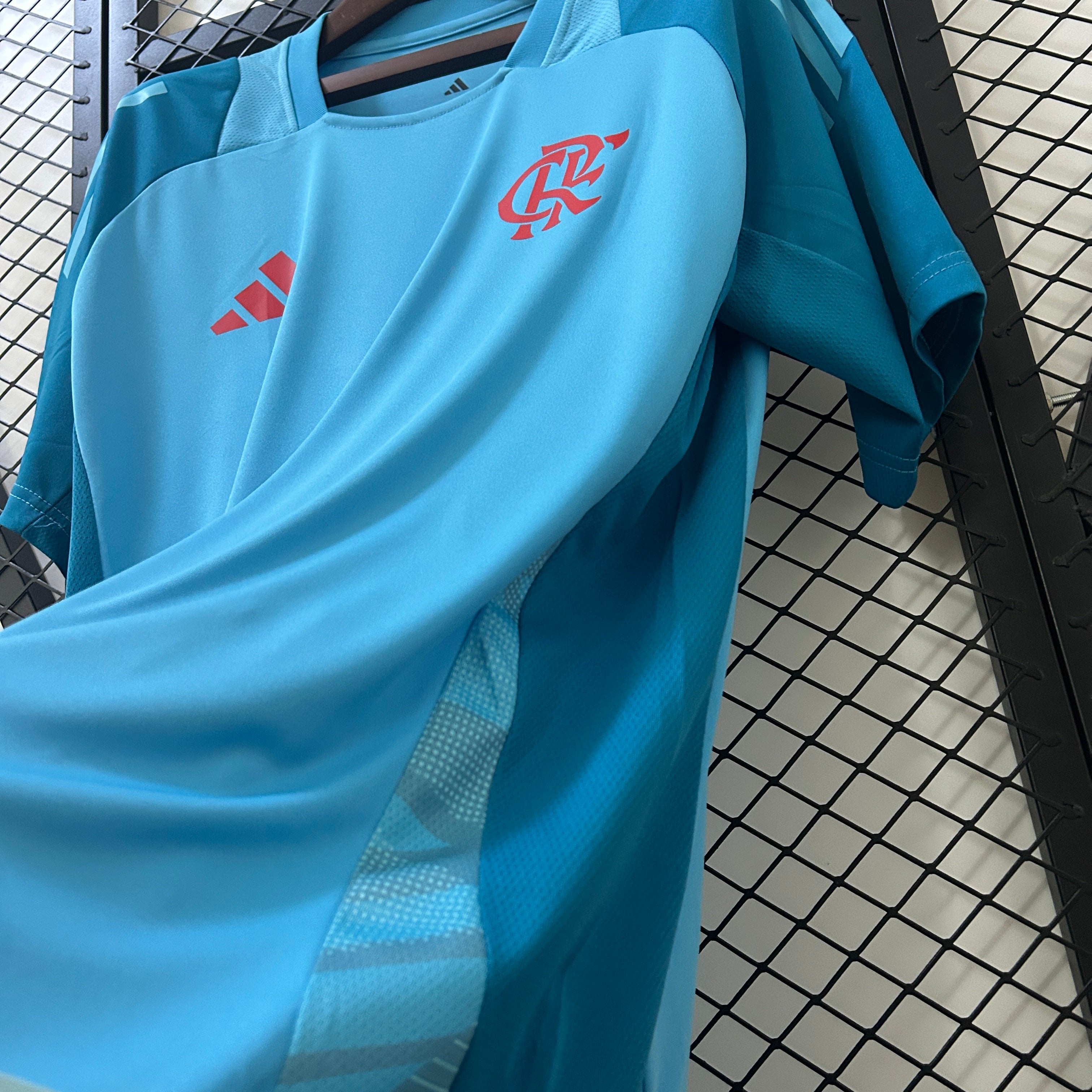 Camisa Flamengo Treino Azul 25/26 -  Versão Masculina