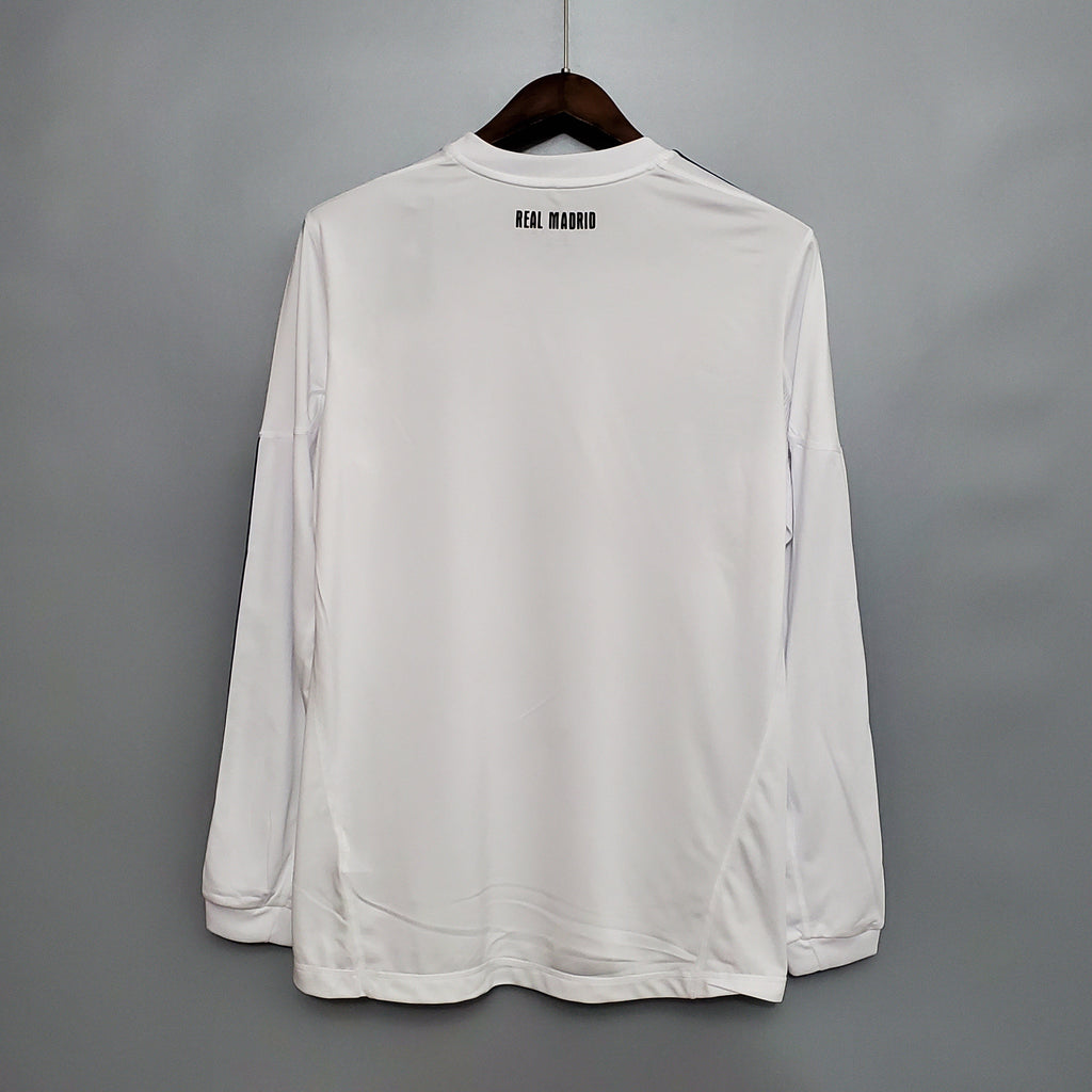 Camisa Real Madrid Titular 10/11 - Versão Retro Manga Comprida