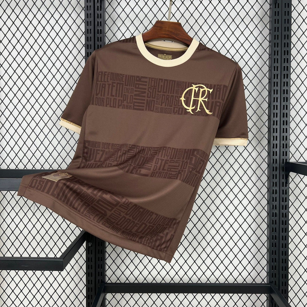 Camisa Flamengo Identidade Marrom 24/25 - Versão Torcedor