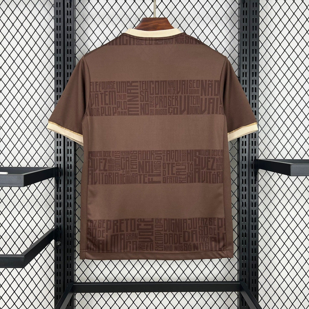 Camisa Flamengo Identidade Marrom 24/25 - Versão Torcedor