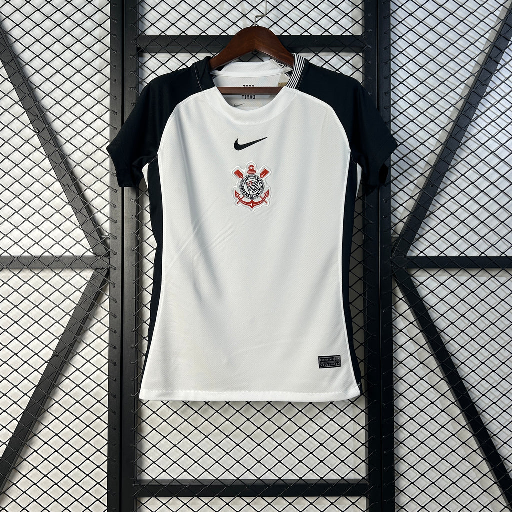 Camisa Corinthians Home 25/26 - Torcedor Feminina