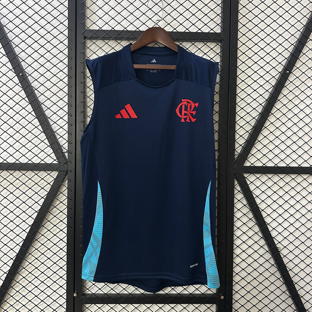 Camisa Flamengo Regata Treino 25/26 - Azul Marinho