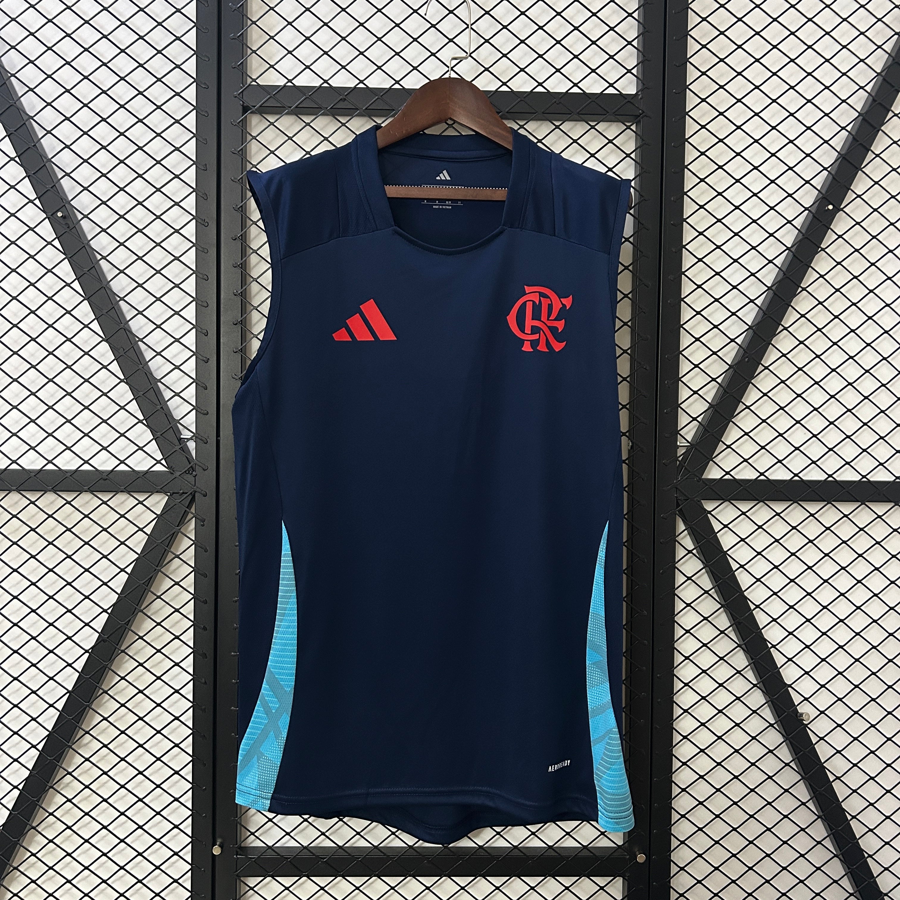 Camisa Flamengo Regata Treino 25/26 - Azul Marinho