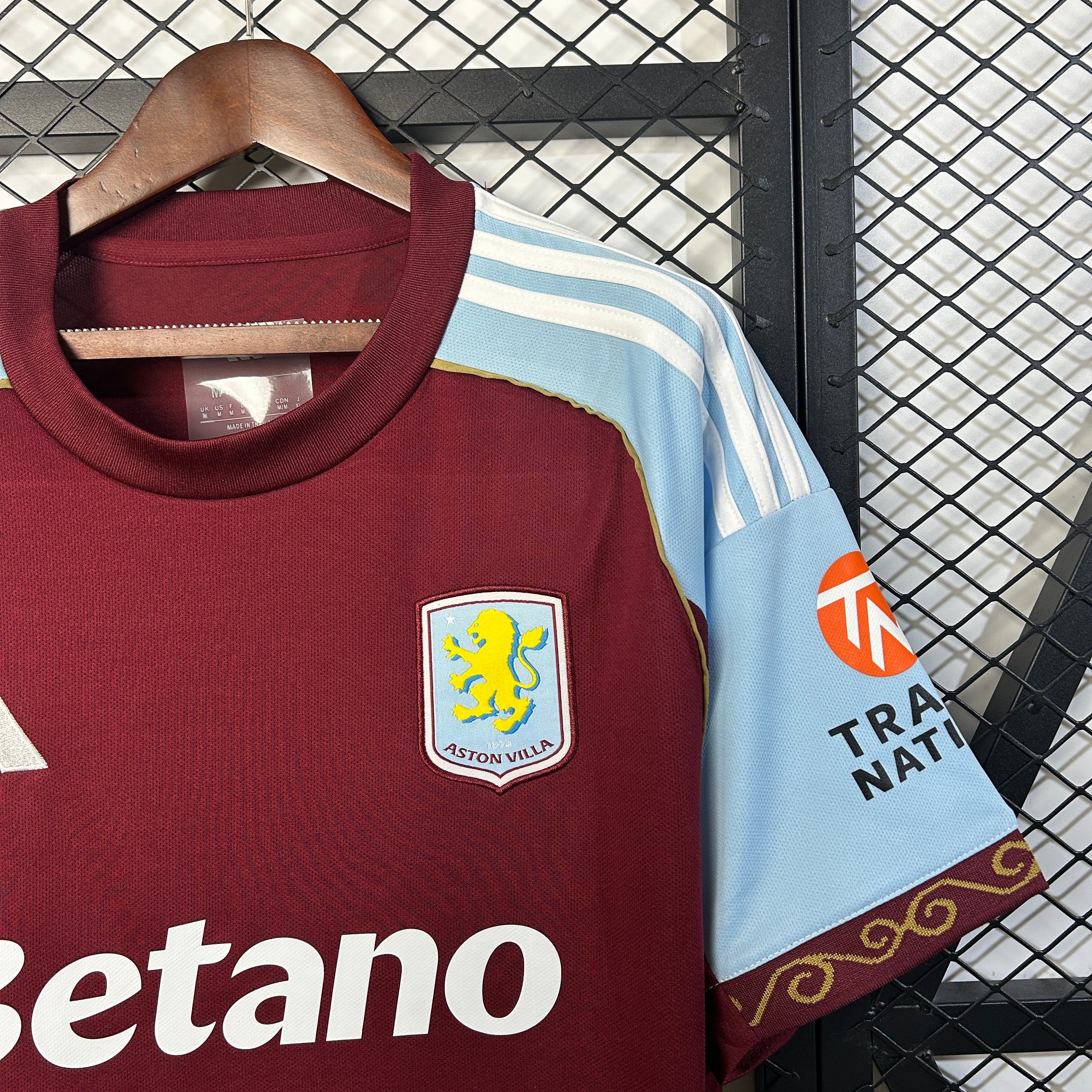 Camisa Aston Villa Home 25/26 - Torcedor Masculina