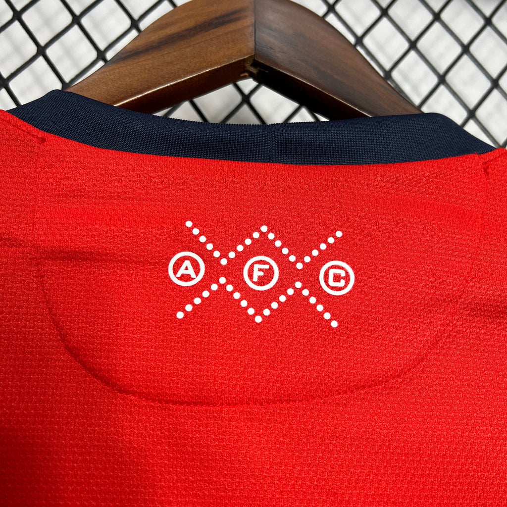 Camisa Arsenal Titular 12/13 - Versão Retro Manga Comprida