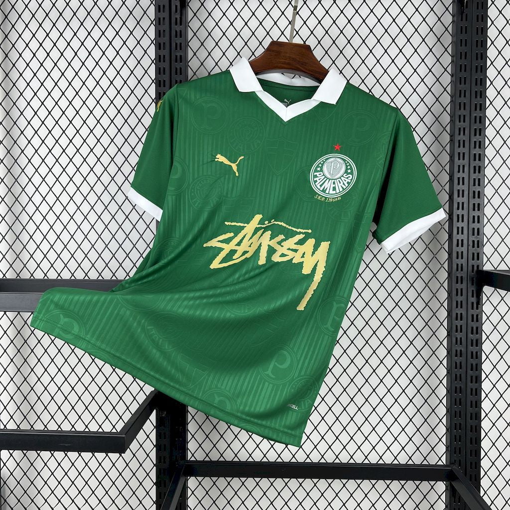 Camisa Palmeiras X Stussy  Home 24/25 - Torcedor Masculina
