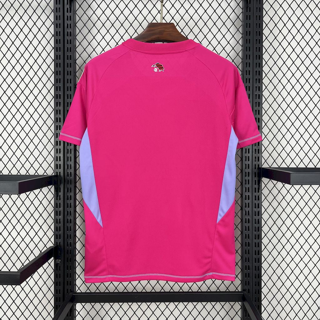 Camisa Flamengo Goleiro Rosa 25/26 - Torcedor Masculina