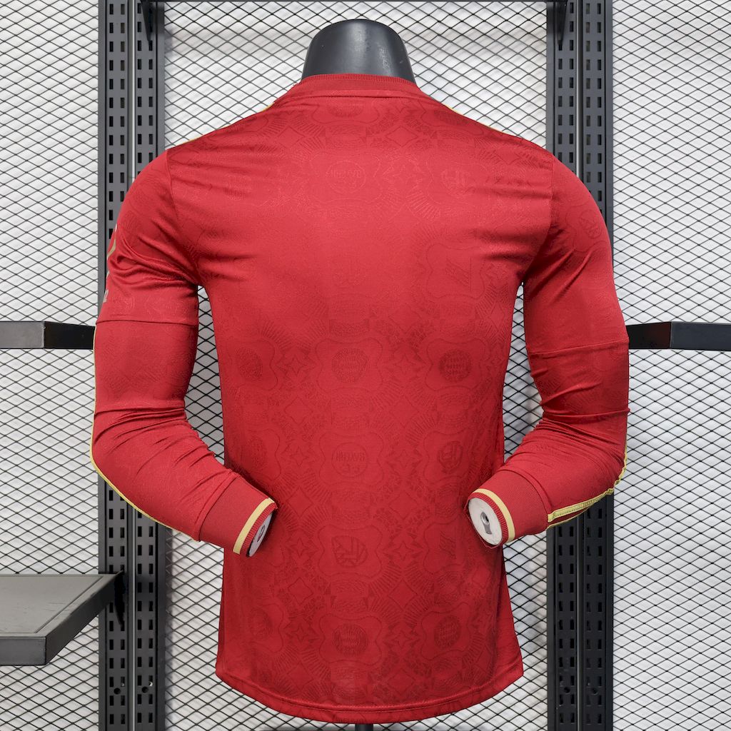 Camisa Bayern De Munique Aniversario De 125Anos 25/26 - Versão Jogador Manga Comprida